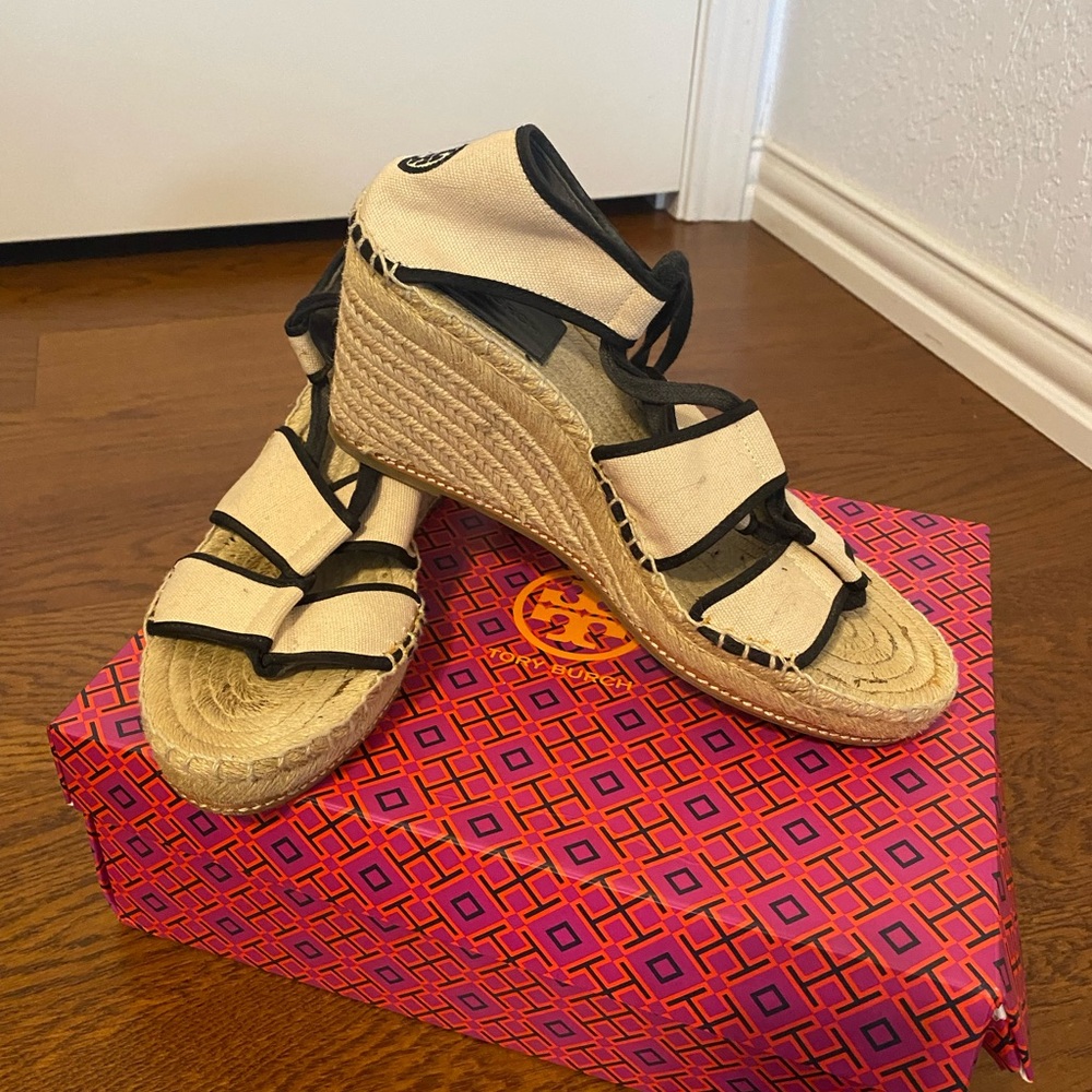 Tory Burch Espadrille Wedge Sandals